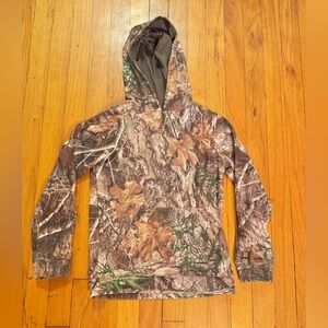 Boys Magellan Camo RealTree Edge Hoodie Sweatshirt size Small